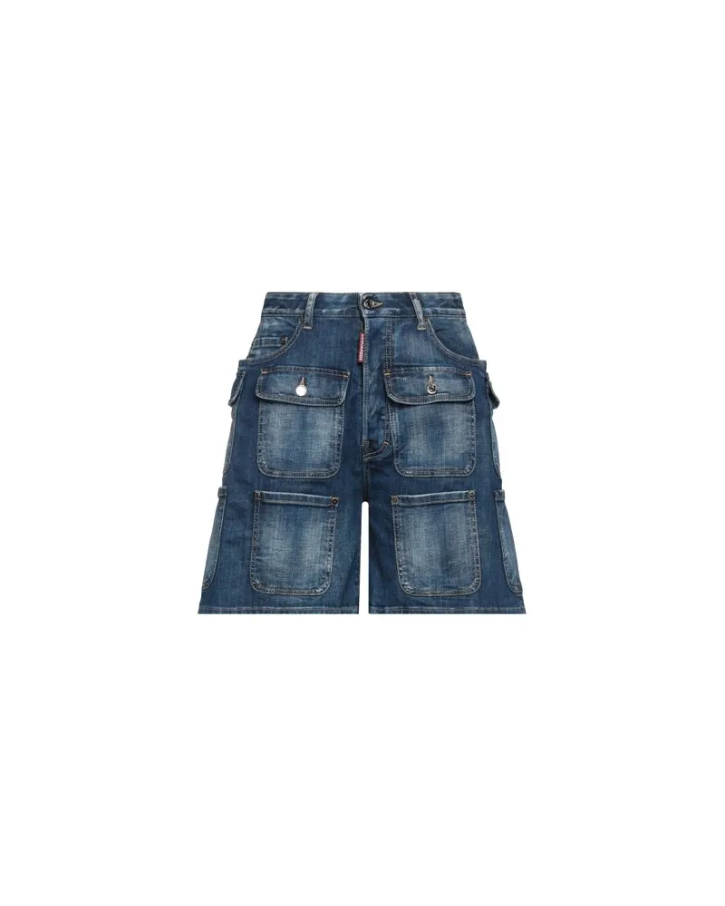 Dsquared2 HOSEN & RÖCKE - Jeansshortsauf YOOX.COM Blau