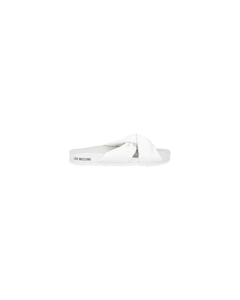 Moschino SCHUHE - Sandalenauf YOOX.COM Weiß
