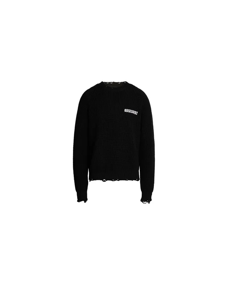 Dsquared2 STRICKWAREN - Pulloverauf YOOX.COM Schwarz