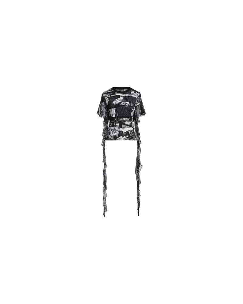 Versace Jeans TOPS - T-shirtsauf YOOX.COM Schwarz