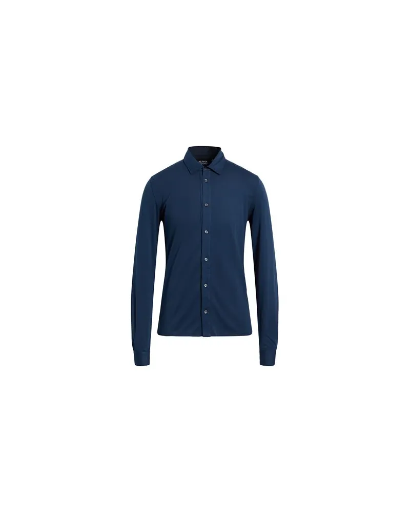 Alpha Studio TOPS - Hemdenauf YOOX.COM Marineblau