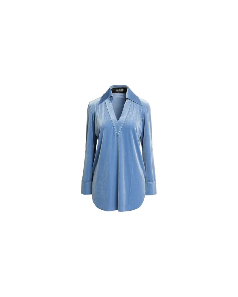 Chiara Boni TOPS - Topsauf YOOX.COM Hellblau