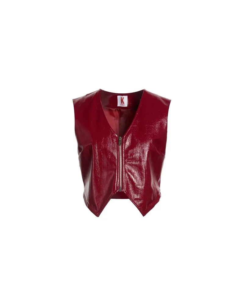 KONTATTO ANZÜGE und CO-ORDS - Couture-Westenauf YOOX.COM Ziegelrot