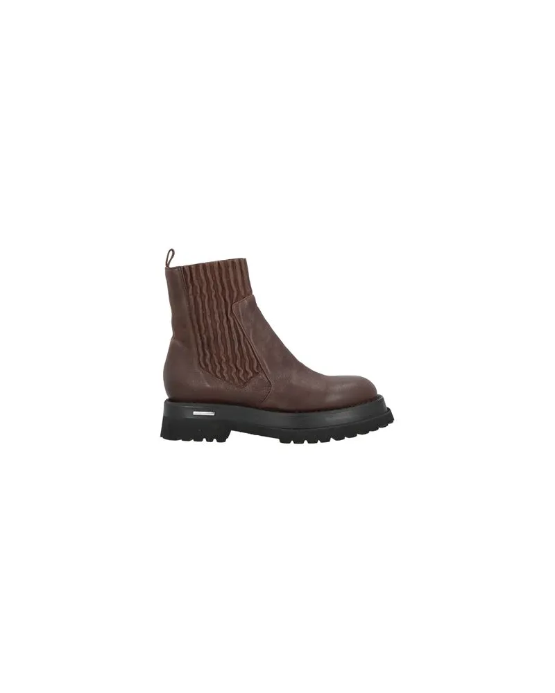 MALLONI SCHUHE - Stiefelettenauf YOOX.COM Braun