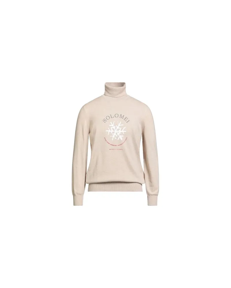 Brunello Cucinelli STRICKWAREN - Rollkragenpulloverauf YOOX.COM Beige