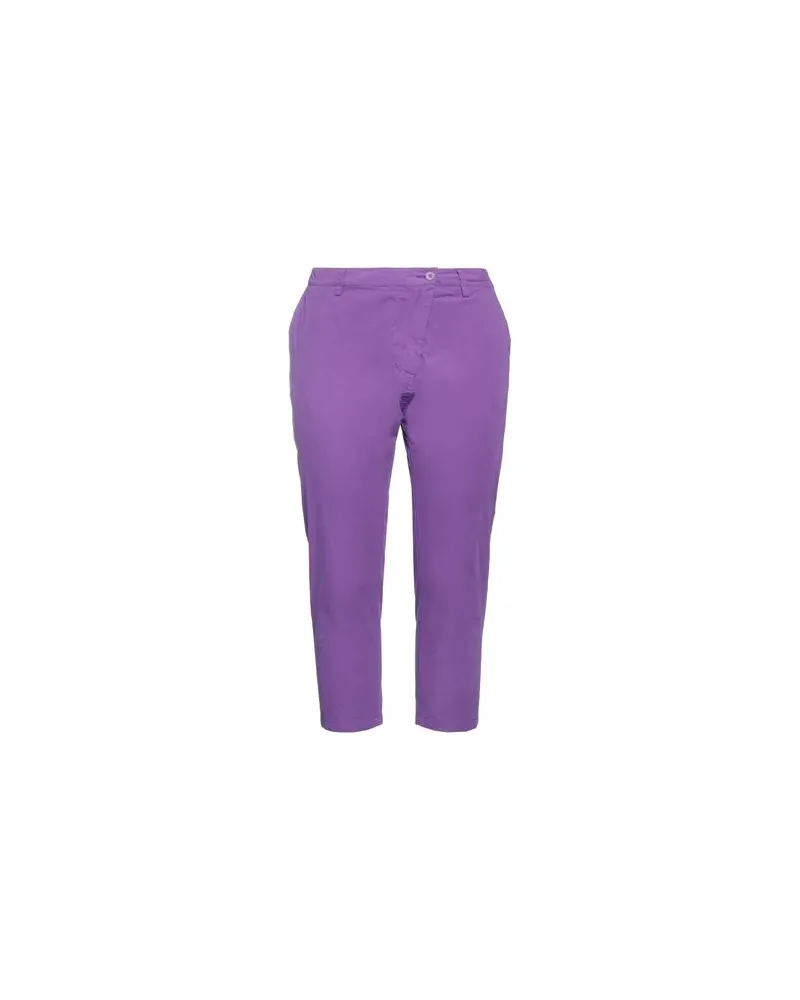 VIRNA DRÒ HOSEN & RÖCKE - Hosenauf YOOX.COM Violett