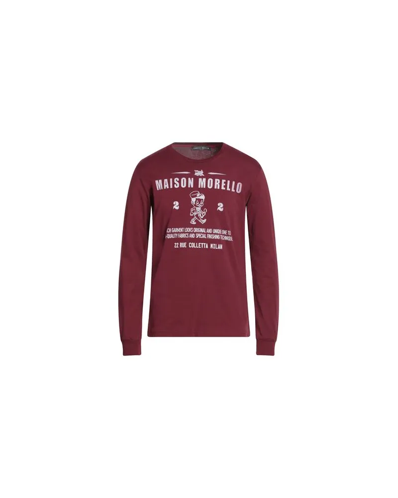 Frankie Morello TOPS - T-shirtsauf YOOX.COM Bordeaux