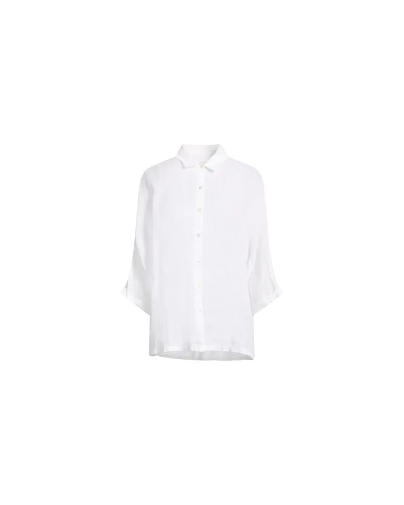 120% Lino TOPS - Hemdenauf YOOX.COM Weiß