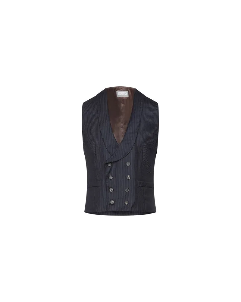 Brunello Cucinelli ANZÜGE und CO-ORDS - Couture-Westenauf YOOX.COM Nachtblau