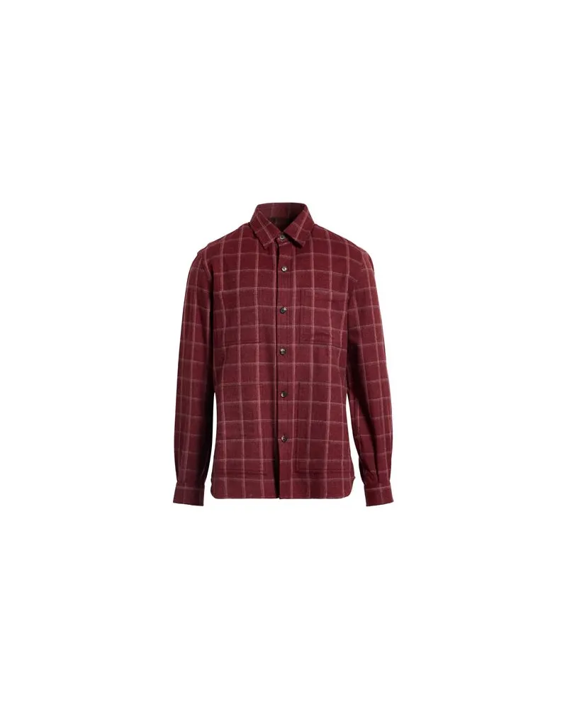 Isaia TOPS - Hemdenauf YOOX.COM Ziegelrot