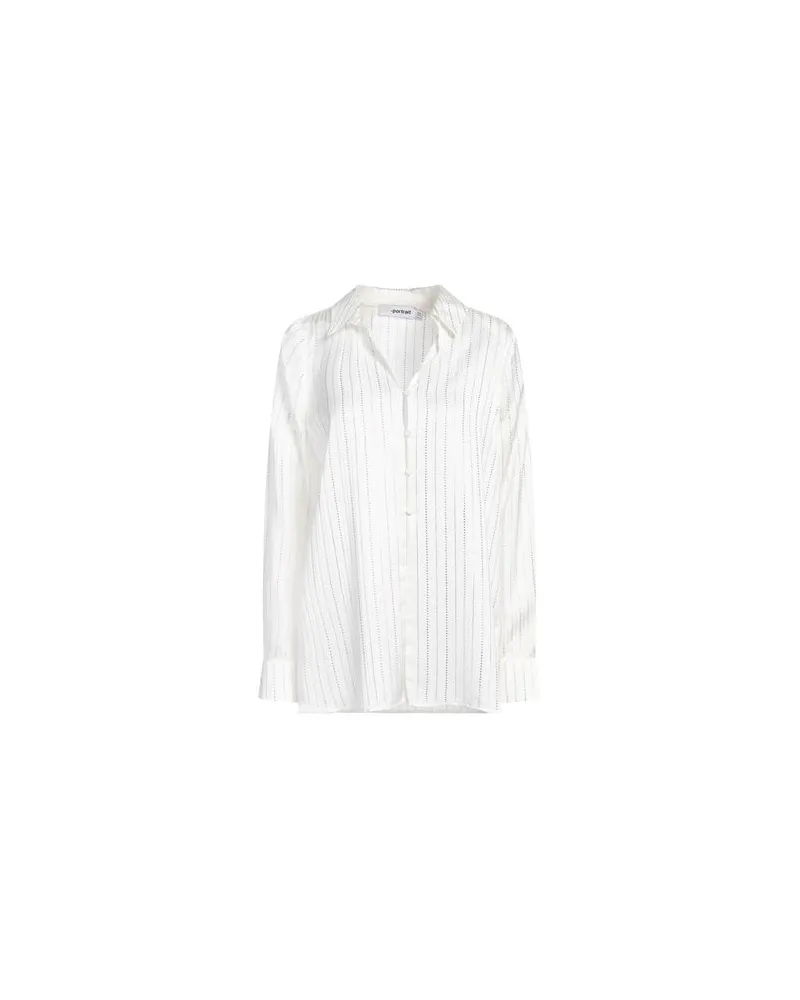 Self-Portrait TOPS - Hemdenauf YOOX.COM Elfenbein
