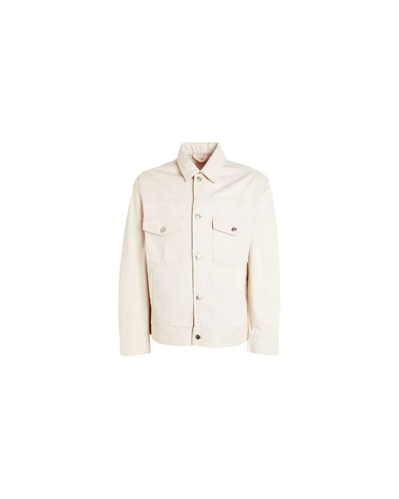 Arket JACKEN & MÄNTEL - Jeansjacken/Mäntelauf YOOX.COM Cremeweiß