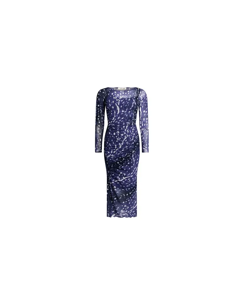 Diane von Furstenberg KLEIDER - Midi-Kleiderauf YOOX.COM Blau