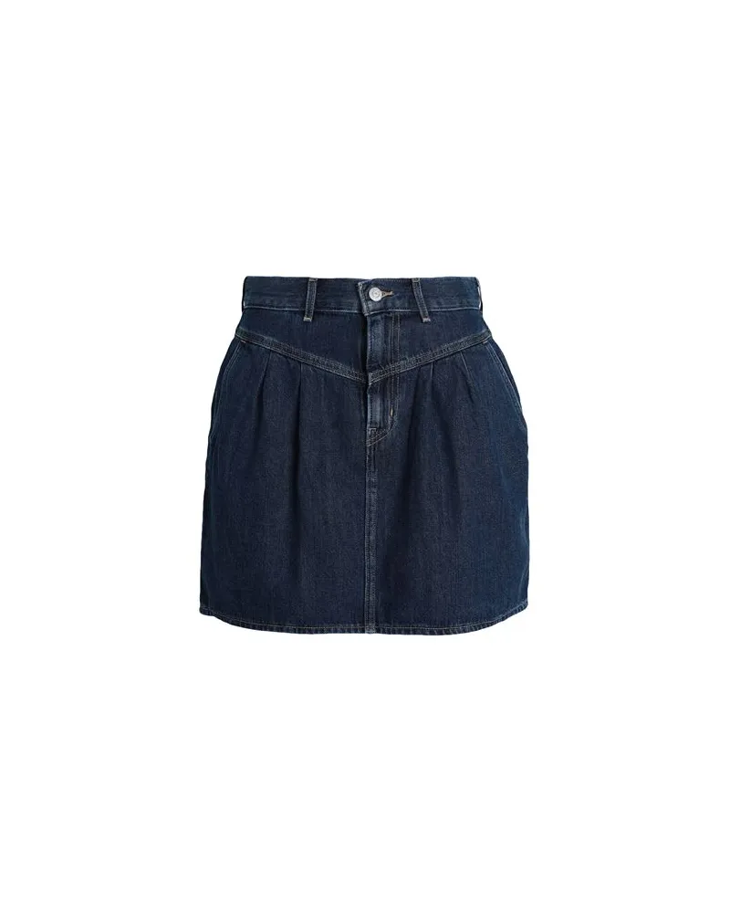 Levi's FEATHERWEIGHT SKIRT MED INDIGO - WORN IN  - HOSEN & RÖCKE - Jeansröckeauf YOOX.COM Blau