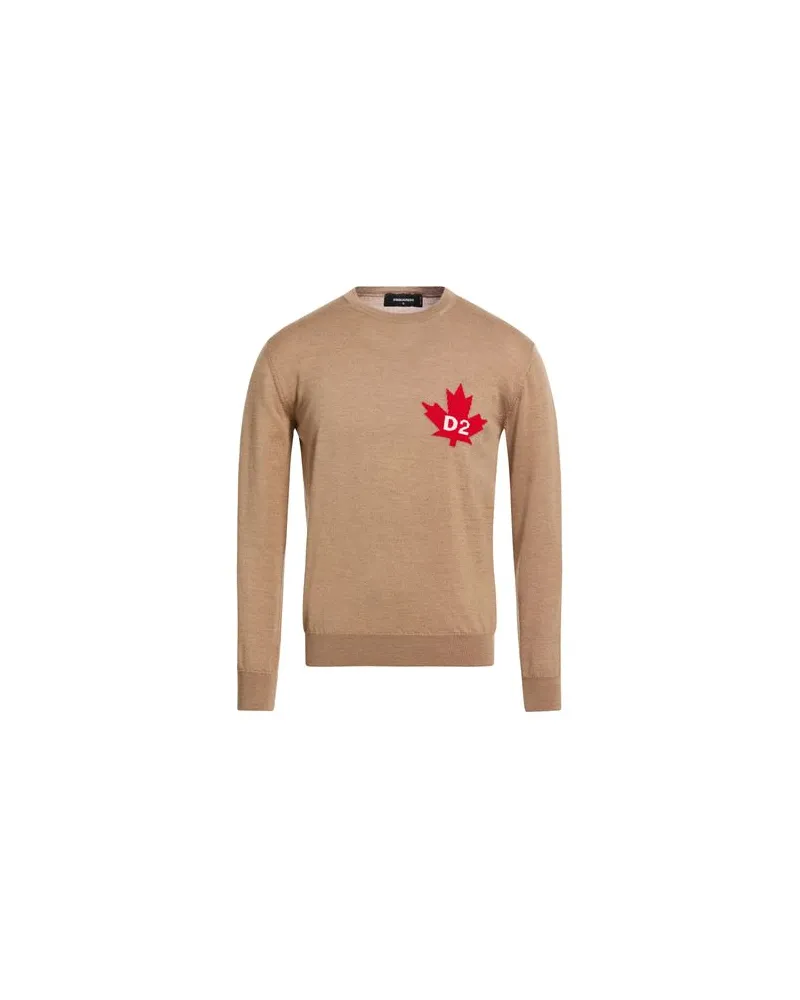 Dsquared2 STRICKWAREN - Pulloverauf YOOX.COM Sand