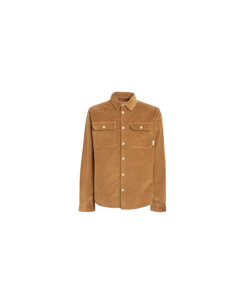 Selected Homme TOPS - Hemdenauf YOOX.COM Kamel