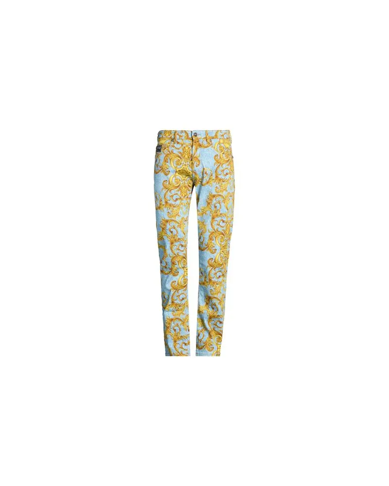 Versace Jeans HOSEN & RÖCKE - Jeanshosenauf YOOX.COM Blau