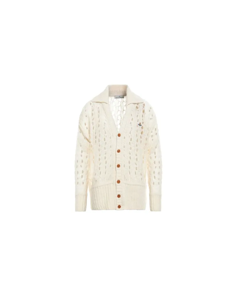 Vivienne Westwood STRICKWAREN - Strickjackenauf YOOX.COM Elfenbein