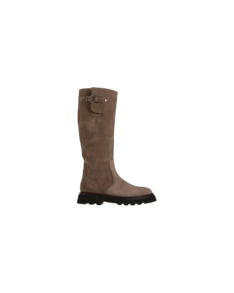 Doucal´s SCHUHE - Stiefelauf YOOX.COM Maulwurfsgrau