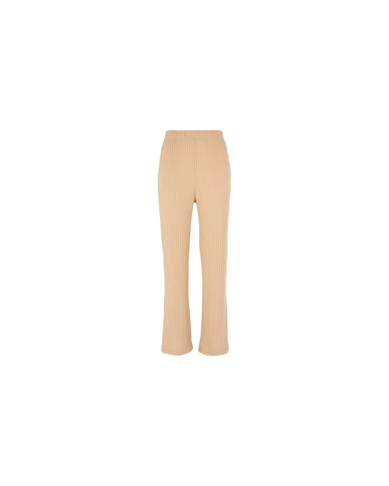 8 by Yoox RIBBED STRETCHY PULL-ON CULOTTES   - HOSEN & RÖCKE - Hosenauf YOOX.COM Kamel