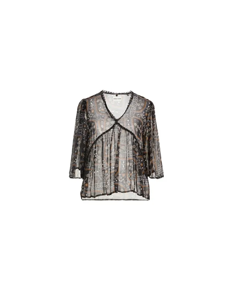 Antik Batik TOPS - Topsauf YOOX.COM Schwarz