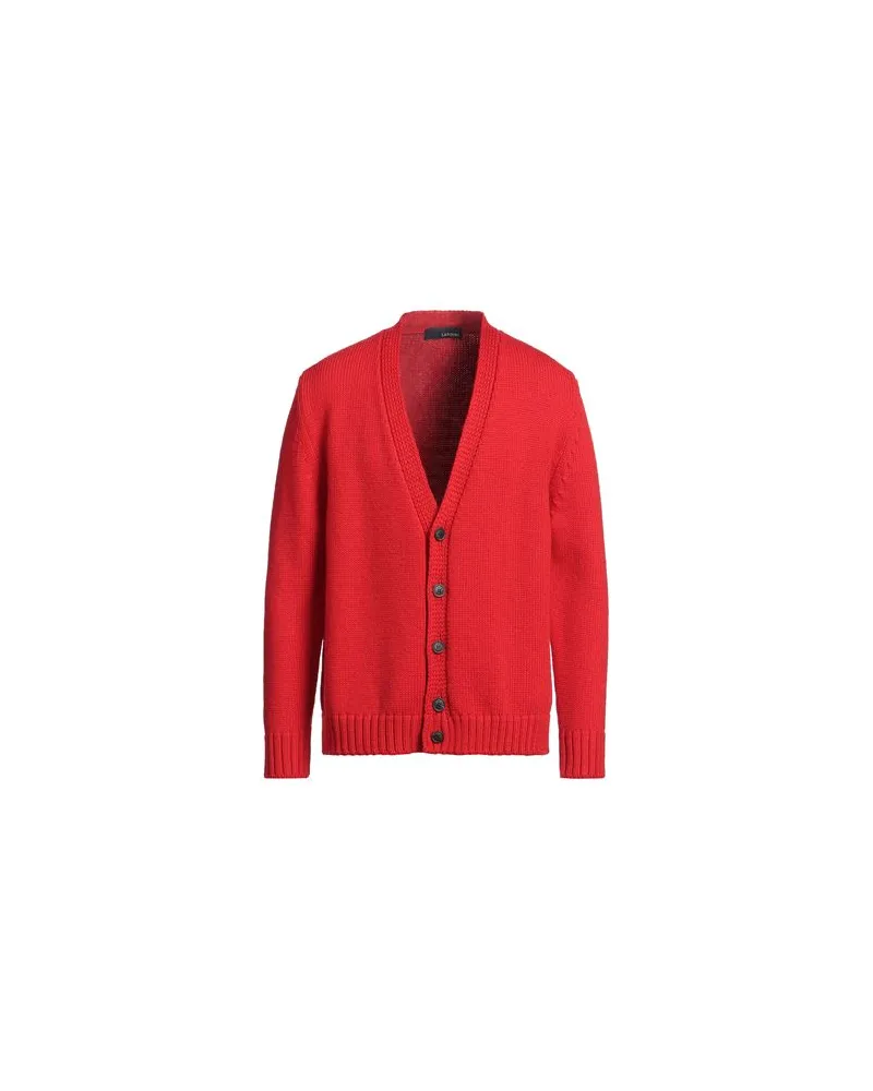 LARDINI STRICKWAREN - Strickjackenauf YOOX.COM Rot