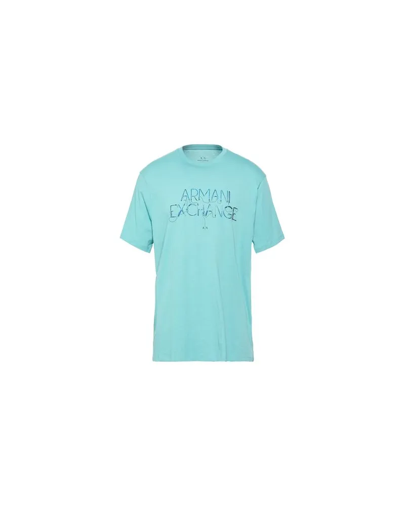 Armani Exchange TOPS - T-shirtsauf YOOX.COM Tūrkis