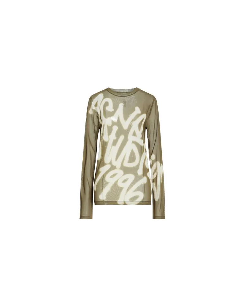 Acne Studios TOPS - Topsauf YOOX.COM Militärgrün