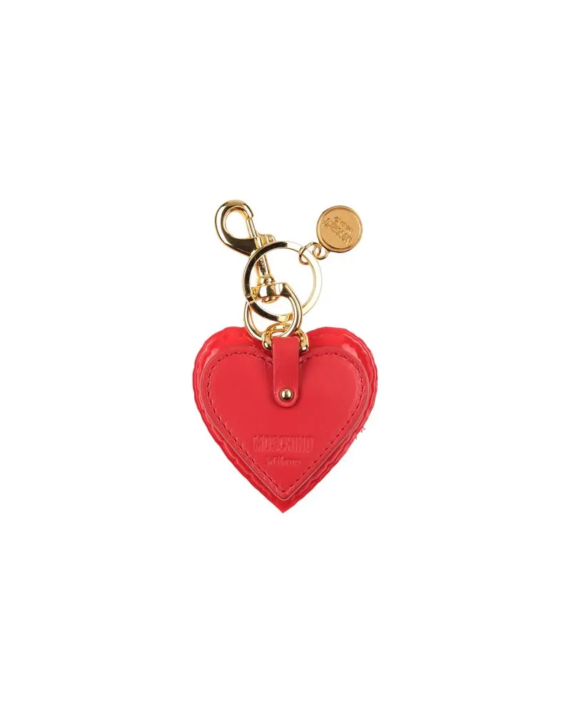 Moschino Kleinlederwaren - Schlüsselanhängerauf YOOX.COM Rot