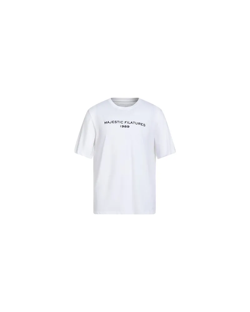 Majestic TOPS - T-shirtsauf YOOX.COM Weiß