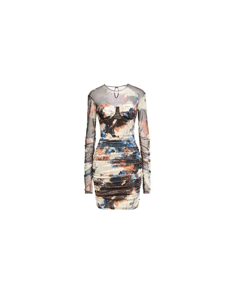 Just Cavalli KLEIDER - Mini-Kleiderauf YOOX.COM Cremeweiß