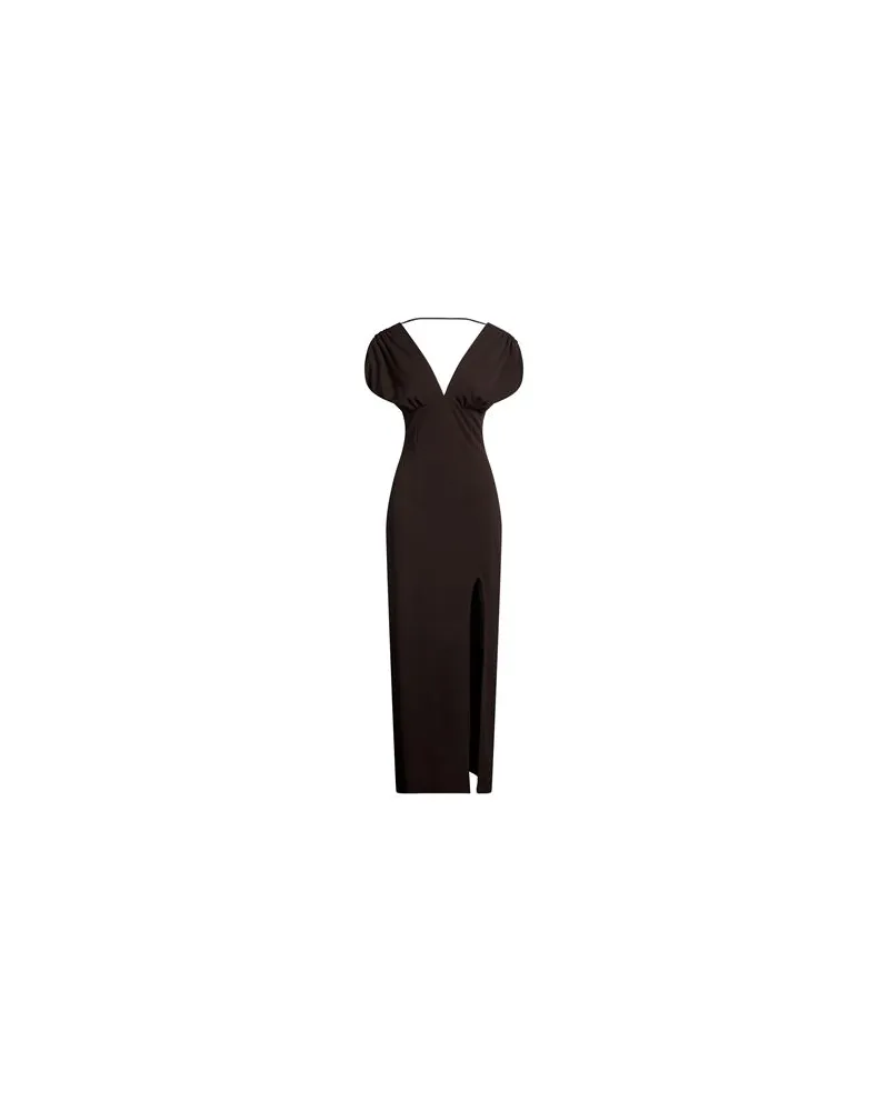 HAVEONE KLEIDER - Maxi-Kleiderauf YOOX.COM Dunkelbraun