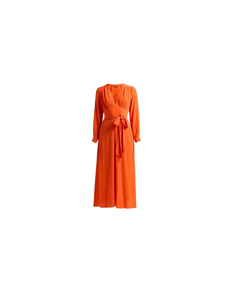 Kiton KLEIDER - Maxi-Kleiderauf YOOX.COM Orange