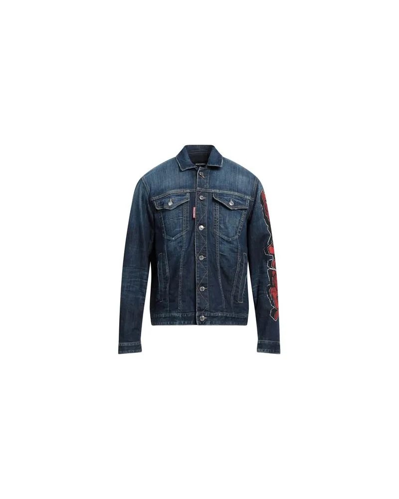 Dsquared2 JACKEN & MÄNTEL - Jeansjacken/Mäntelauf YOOX.COM Blau