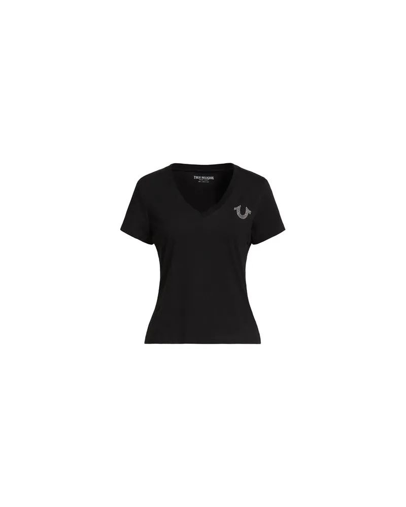 True Religion TOPS - T-shirtsauf YOOX.COM Schwarz