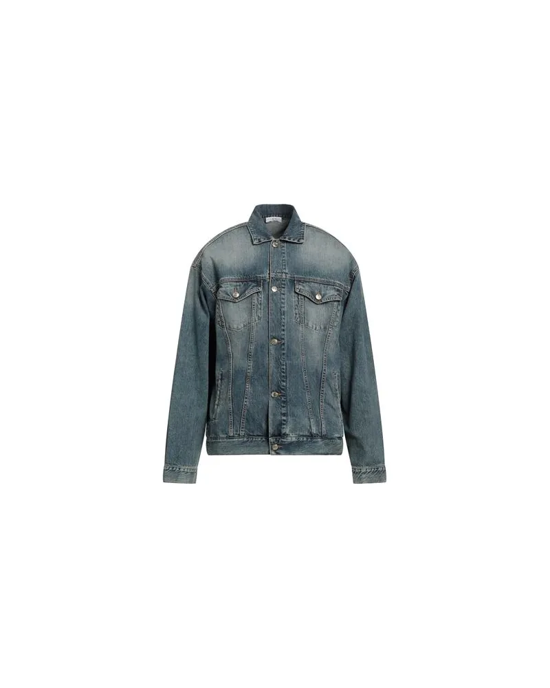 IH NOM UH NIT JACKEN & MÄNTEL - Jeansjacken/Mäntelauf YOOX.COM Blau