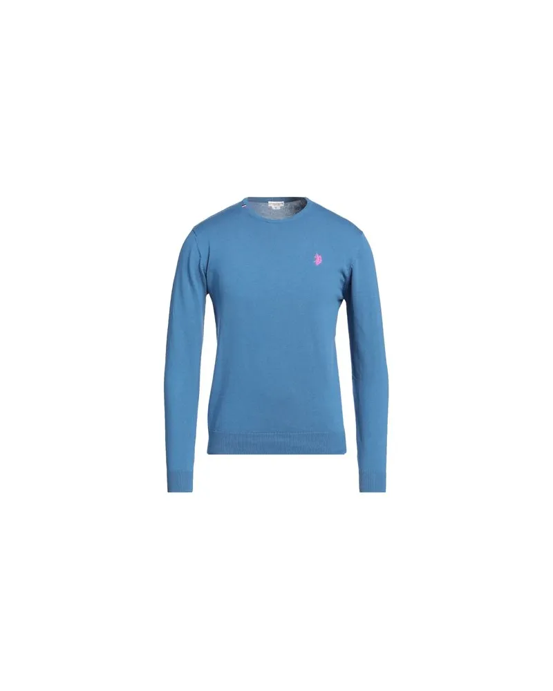 U.S. Polo Assn.  STRICKWAREN - Pulloverauf YOOX.COM Azurblau