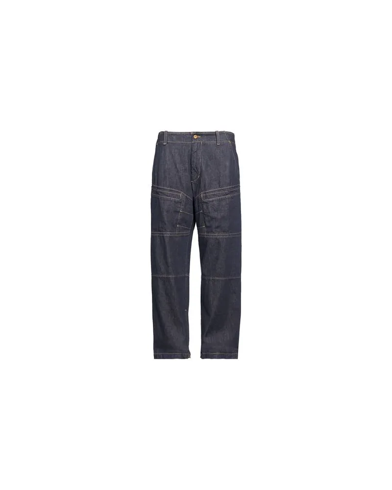 Moncler HOSEN & RÖCKE - Jeanshosenauf YOOX.COM Blau