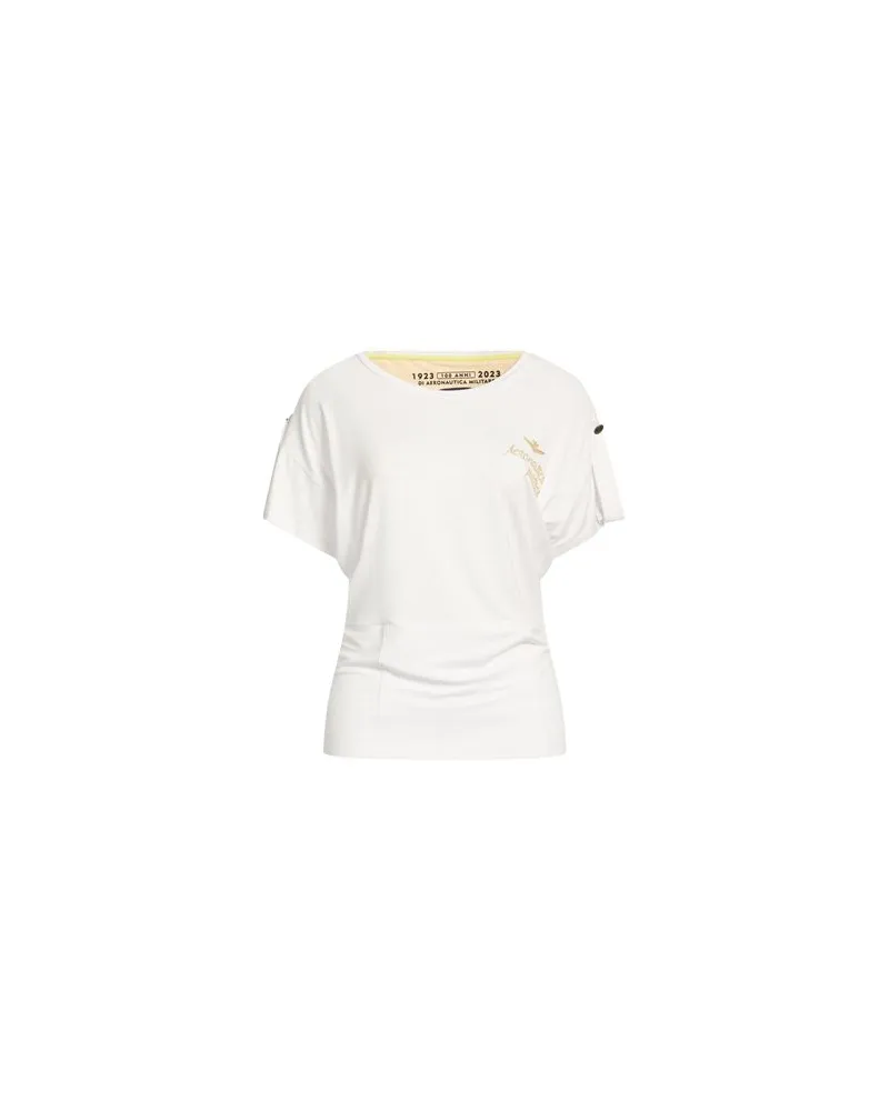 Aeronautica Militare TOPS - T-shirtsauf YOOX.COM Weiß