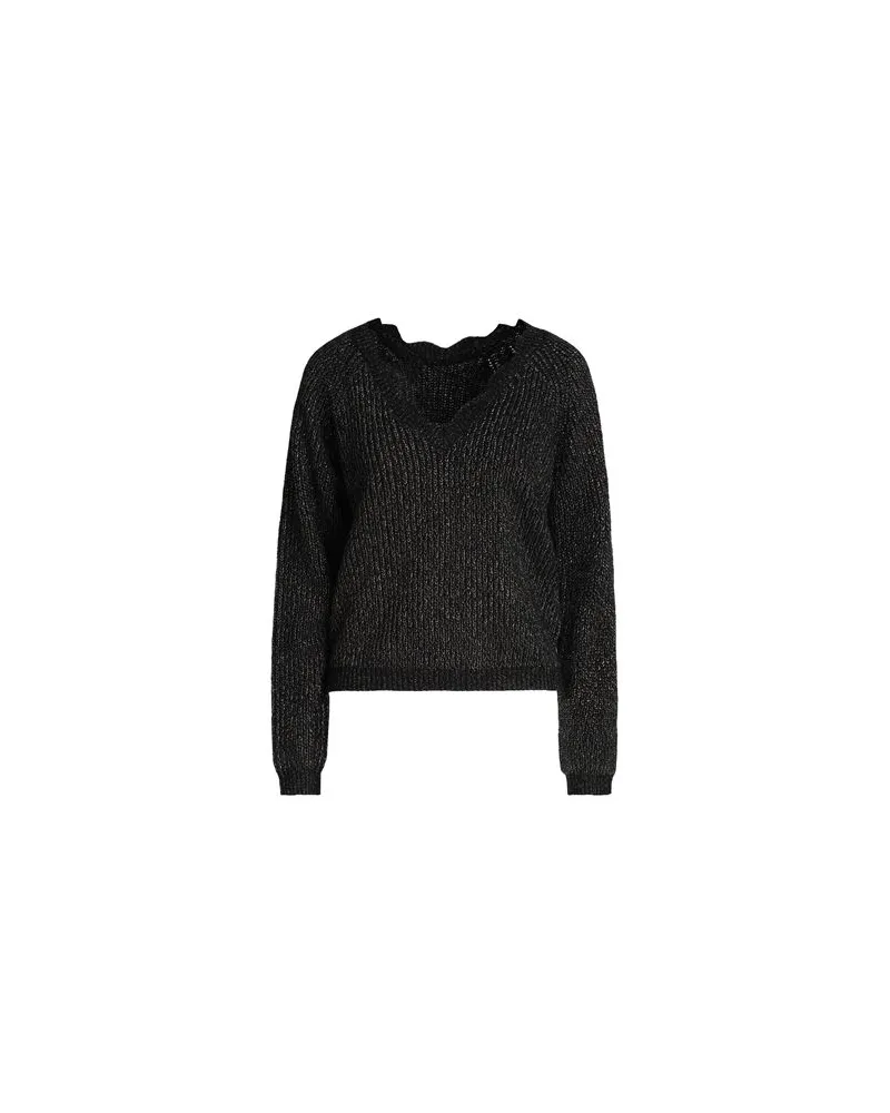 Vila STRICKWAREN - Pulloverauf YOOX.COM Schwarz