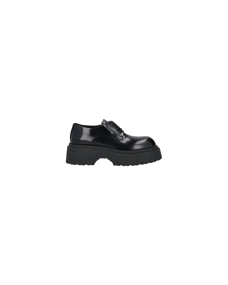 Emporio Armani SCHUHE - Schnürschuheauf YOOX.COM Schwarz