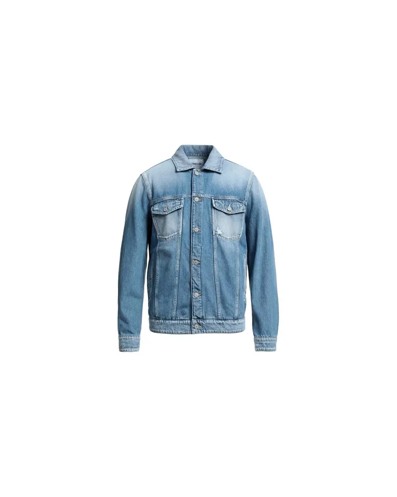 Dondup JACKEN & MÄNTEL - Jeansjacken/Mäntelauf YOOX.COM Blau