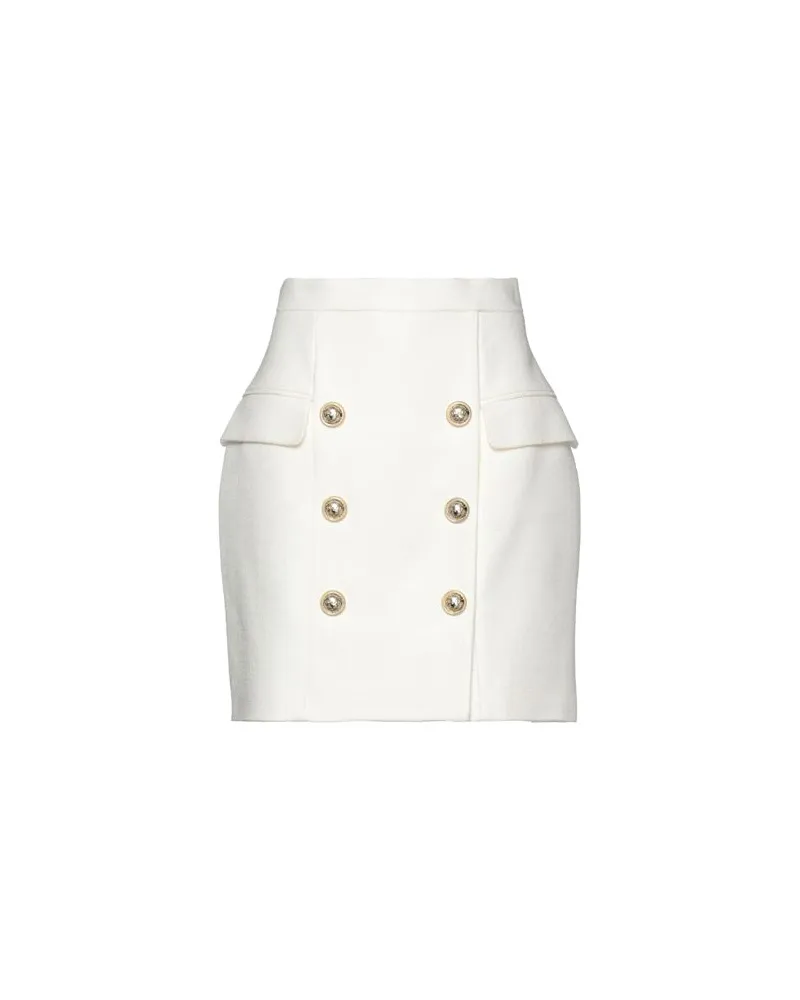 Balmain HOSEN & RÖCKE - Miniröckeauf YOOX.COM Weiß