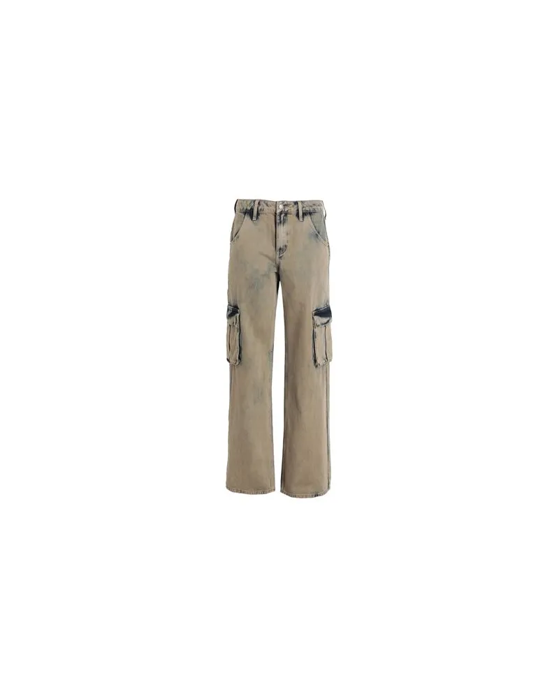 Guess HOSEN & RÖCKE - Jeanshosenauf YOOX.COM Khaki