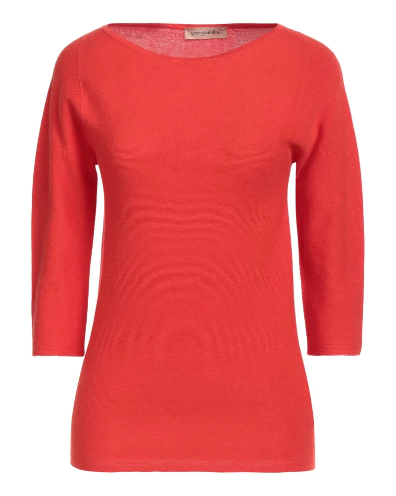 Gentryportofino Pullover Tomatenrot