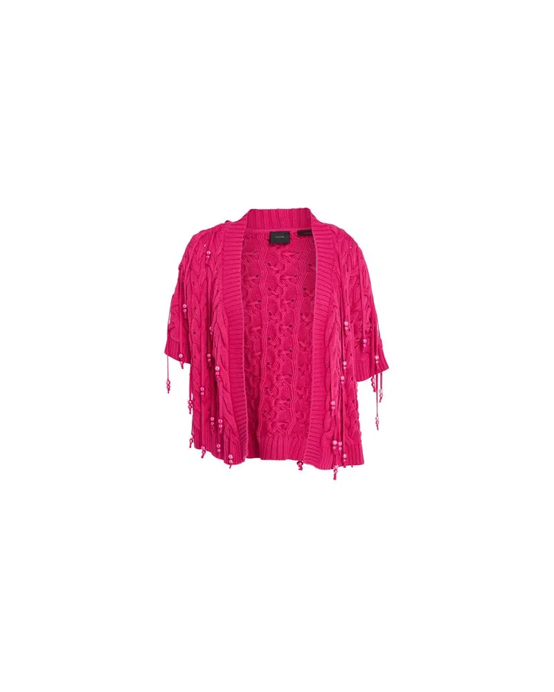 Pinko STRICKWAREN - Strickjackenauf YOOX.COM Fuchsia