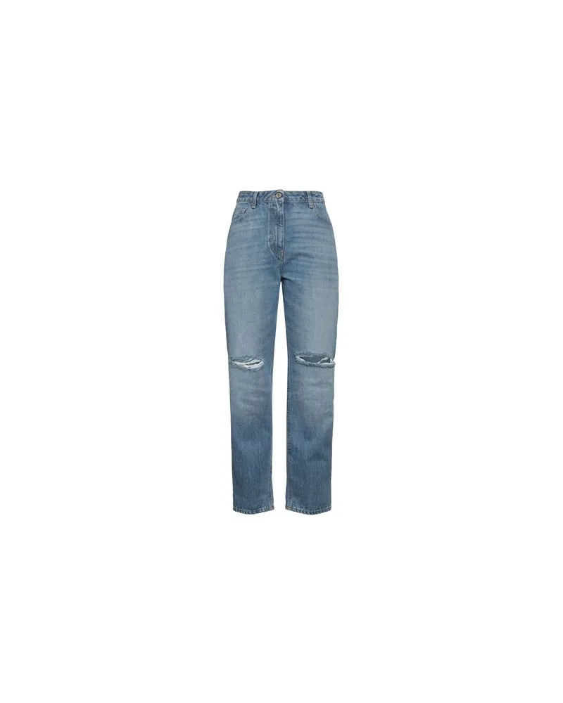 Elisabetta Franchi HOSEN & RÖCKE - Jeanshosenauf YOOX.COM Blau