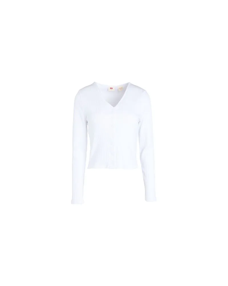 Levi's MONICA LS NEUTRALS  - STRICKWAREN - Strickjackenauf YOOX.COM Weiß