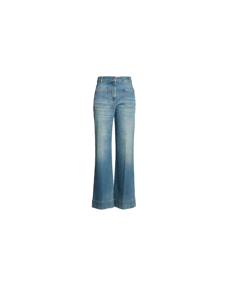 Victoria Beckham HOSEN & RÖCKE - Jeanshosenauf YOOX.COM Blau
