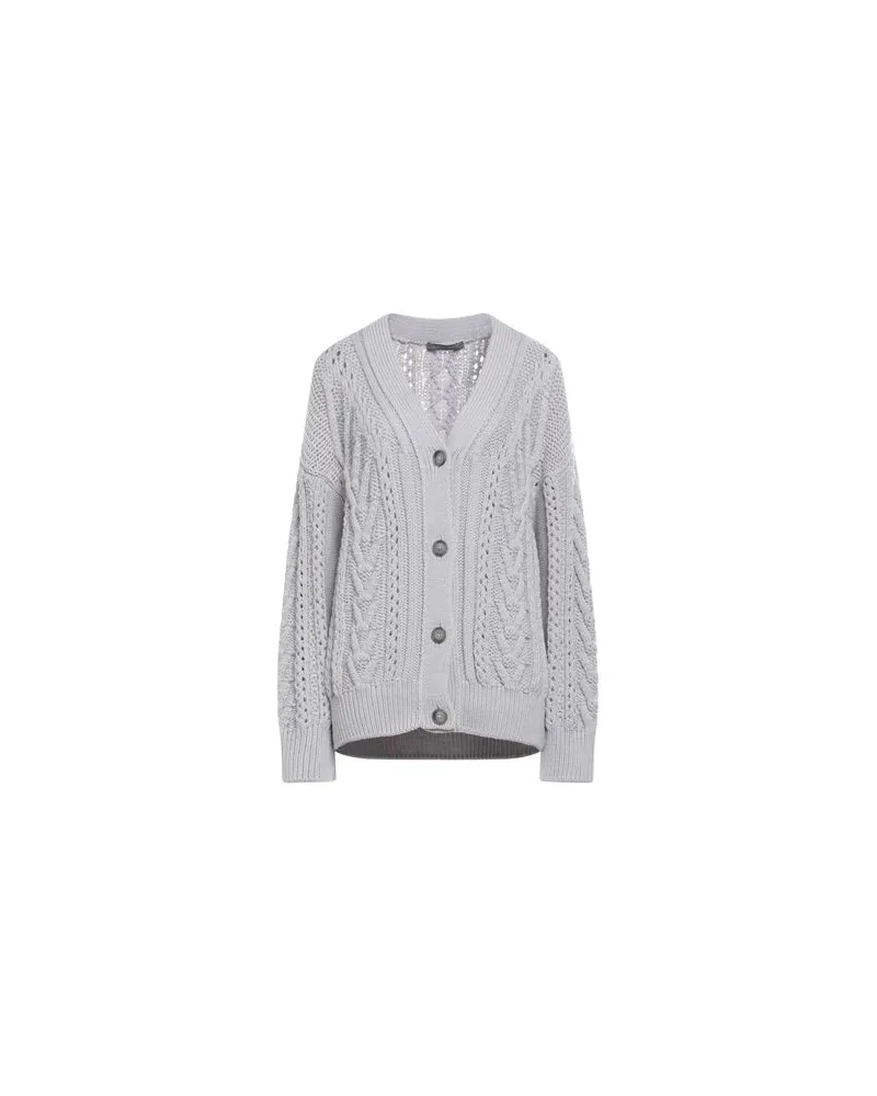 Alberta Ferretti STRICKWAREN - Strickjackenauf YOOX.COM Lila